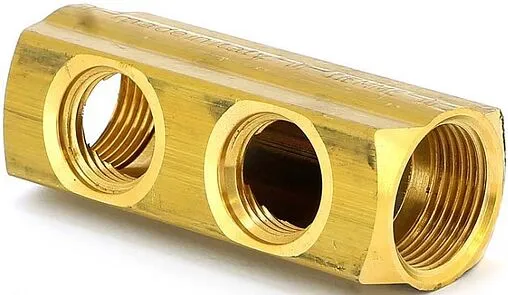 Коллектор распределительный проходной 2 отвода 1&quot;в/в x ½&quot;в Tiemme 1970088