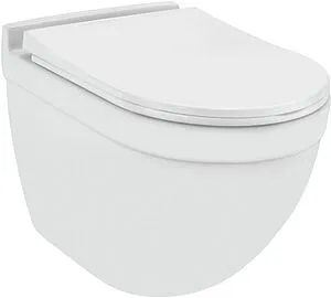 Унитаз подвесной безободковый Jaquar Solo белый SLS-WHT-6953BIUFSM, 1