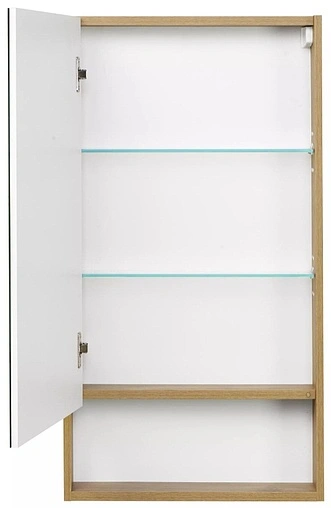 Шкаф-зеркало Aquaton Сканди 45 белый/дуб рустикальный 1A252002SDZ90 Шкаф-зеркало Aquaton Сканди 45 белый/дуб рустикальный 1A252002SDZ90