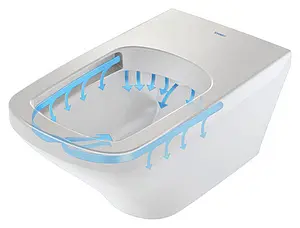 Унитаз подвесной безободковый Duravit DuraStyle белый 25420900001-WG Унитаз подвесной безободковый Duravit DuraStyle белый 25420900001-WG, 3