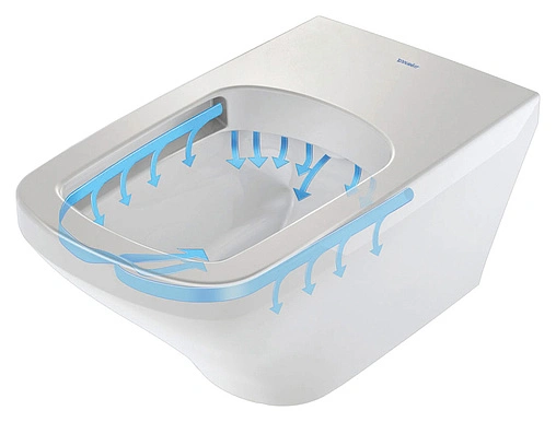 Унитаз подвесной безободковый Duravit DuraStyle белый 25420900001-WG