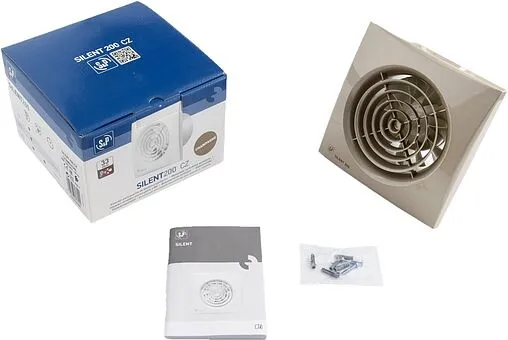 Вентилятор вытяжной Soler & Palau SILENT-200 CZ CHAMPAGNE Вентилятор вытяжной Soler & Palau SILENT-200 CZ CHAMPAGNE