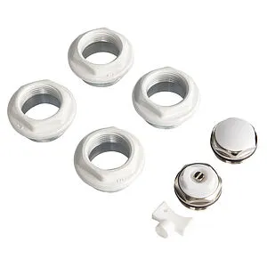 Комплект радиаторный универсальный 1&quot;н x ¾&quot;в Royal Thermo Bianco Traffico RT¾W, 1