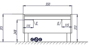 Комод Aquaton Капри 60 бетон пайн/белый 1A231003KPDA0 Комод Aquaton Капри 60 бетон пайн/белый 1A231003KPDA0, 2