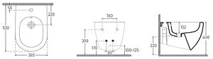 Биде подвесное ISVEA Infinity Terrazzo слоновая кость 10NF41001SV-2K-TRZ Биде подвесное ISVEA Infinity Terrazzo слоновая кость 10NF41001SV-2K-TRZ, 2