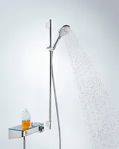 Душевая стойка Hansgrohe Raindance Select E 120 3jet 65см хром/белый 26620400 Душевая стойка Hansgrohe Raindance Select E 120 3jet 65см хром/белый 26620400, 5