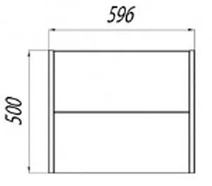 Модуль подвесная с ящиками подвесная Aquaton Брук 60 дуб феррара/белый 1A201901BCDF0 Модуль подвесная с ящиками подвесная Aquaton Брук 60 дуб феррара/белый 1A201901BCDF0, 2