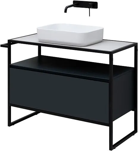 Тумба под умывальник напольная Allen Brau Priority 100 антрацит 1.31003.AM