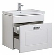 Тумба-умывальник Aquanet Рондо 70 белый 00189155+00185343