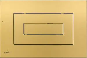 Клавиша смыва для унитаза AlcaPlast M475 золото, 1