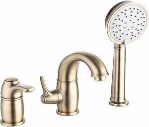 Смеситель на борт ванны на 3 отверстия IDDIS Oldie бронза OLDBR30i07 Смеситель на борт ванны на 3 отверстия IDDIS Oldie бронза OLDBR30i07, 1