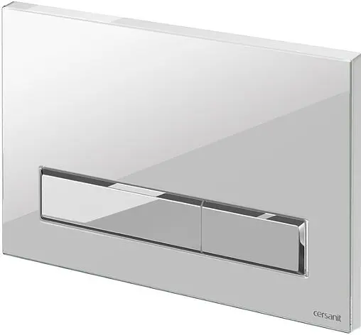 Клавиша смыва для унитаза Cersanit Blick 60202 стекло/белый