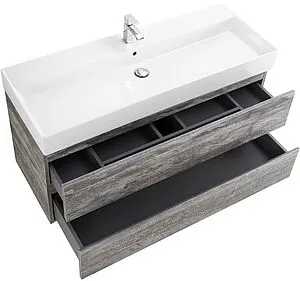 Тумба под умывальник подвесная Cezares Molveno 46 120 Legno Grigio MOLVENO 46-120-2C-SO-LG Тумба под умывальник подвесная Cezares Molveno 46 120 Legno Grigio MOLVENO 46-120-2C-SO-LG, 4