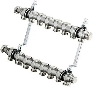 Группа коллекторная распределительная 8 отводов 1"нг x ¾"ек Oventrop Multidis SH 1407158 Группа коллекторная распределительная 8 отводов 1"нг x ¾"ек Oventrop Multidis SH 1407158, 1