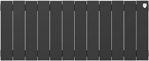 Радиатор биметаллический 12 секций Royal Thermo PianoForte 300 Noir Sable RTPNS30012 Радиатор биметаллический 12 секций Royal Thermo PianoForte 300 Noir Sable RTPNS30012
