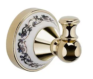 Крючок Fixsen Bogema gold золото/белый с рисунком FX-78505G, 1