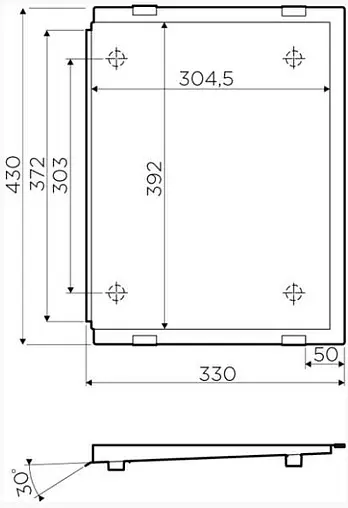 Оборачиваемое съемное крыло для моек Omoikiri RE-01-LG светлое золото 4999017