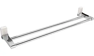 Полотенцедержатель Wasserkraft Leine хром/белый 5040WHITE Полотенцедержатель Wasserkraft Leine хром/белый 5040WHITE, 1