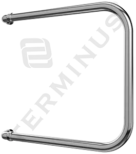 Полотенцесушитель водяной Terminus П-образный AISI 32х2 500х600 полированная сталь 4620768881381, 2