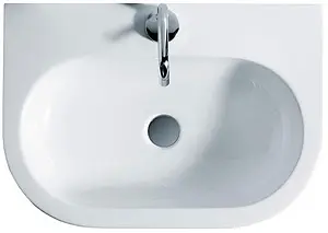 Раковина Kerasan Flo 70 белый 315001*1 Раковина Kerasan Flo 70 белый 315001*1, 1