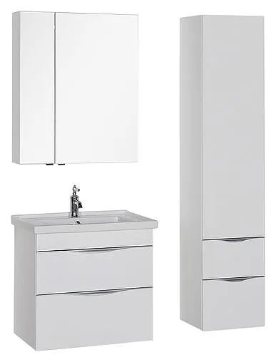 Шкаф-зеркало Aquanet Эвора 70 R белый 00184305