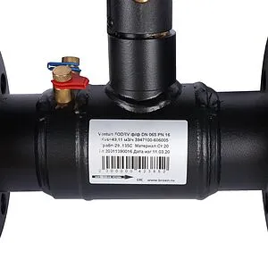 Балансировочный клапан DN65 Kvs 49.11 Broen Venturi FODRV 3947100-606005 Балансировочный клапан DN65 Kvs 49.11 Broen Venturi FODRV 3947100-606005, 5