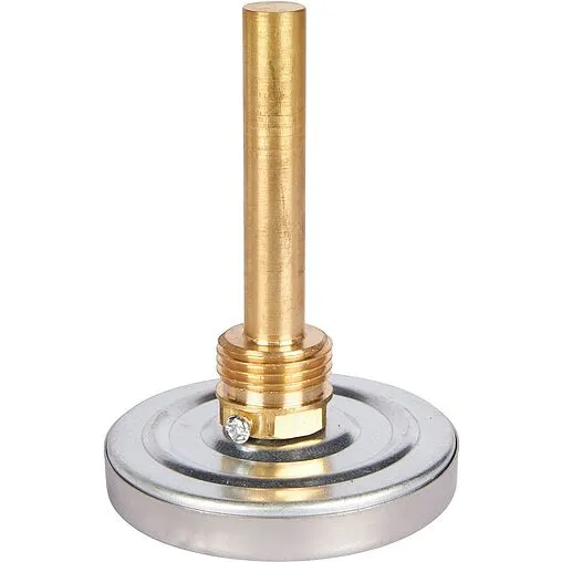 Термометр биметаллический Rommer 63мм 120°С гильза 75мм ½&quot; RIM-0001-637515