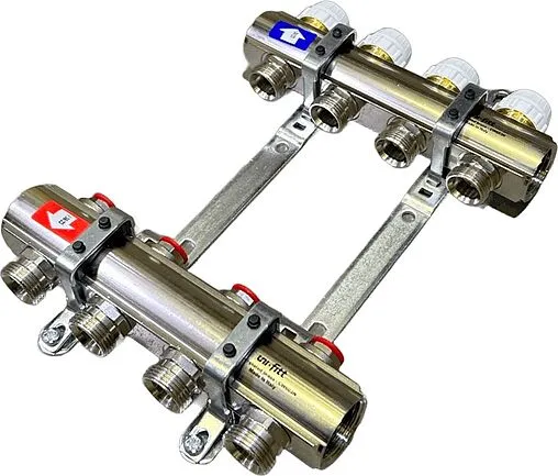 Группа коллекторная без расходомеров 5 отводов 1&quot;в/в x ¾&quot;ек Uni-fitt 441I4305