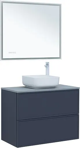 Тумба-умывальник Aquanet Арт 90 маренго 00313266+00318928