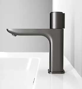 Смеситель для раковины IDDIS Slide графит SLIGMBTi01, 5