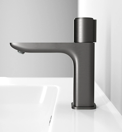 Смеситель для раковины IDDIS Slide графит SLIGMBTi01