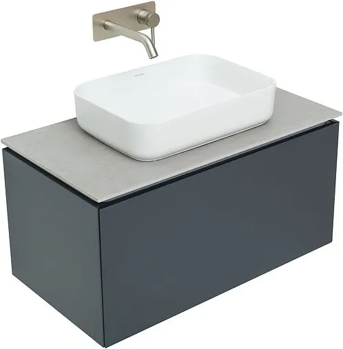 Тумба под умывальник подвесная Allen Brau Infinity 85 антрацит 1.21002.AM