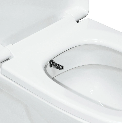 Унитаз-компакт с функцией биде Sanita Luxe Quadro белый WC.CC/Quadro/2-DM.Bidet/WHT.G/S1