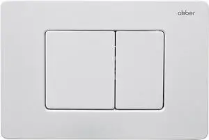 Клавиша смыва для унитаза Abber AC0120MW белый матовый, 1