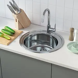 Мойка кухонная IDDIS Suno 50.5 хром SUN50S0i77K Мойка кухонная IDDIS Suno 50.5 хром SUN50S0i77K, 3