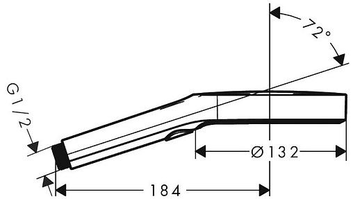 Душевая стойка Hansgrohe Rainfinity 130 3jet 90см хром/графит 27671000
