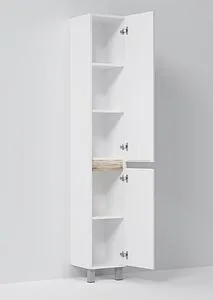 Шкаф-пенал напольный Am.Pm X-Joy 30 R белый/светлое дерево M85ACSR0306WG, 3