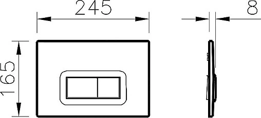 Комплект 5 в 1 VitrA S20 Rim-Ex 9004B003-7202 с кнопкой Loop 740-0580 хром глянцевый