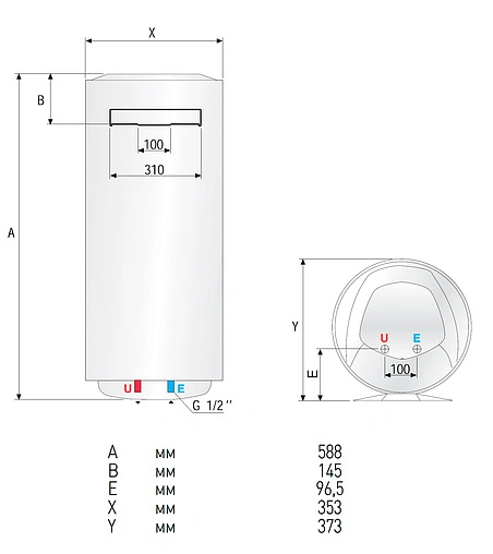 Водонагреватель накопительный электрический Ariston ABS PRO ECO PW 30 V SLIM 3700321