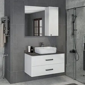 Тумба-умывальник подвесная Comforty Амстердам 95 белый, 4