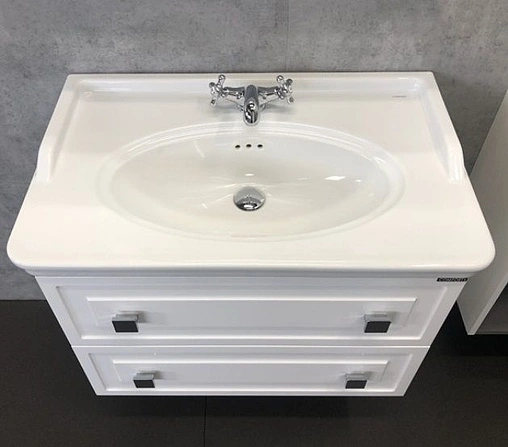 Тумба-умывальник подвесная Comforty Феррара 80 белый 00004151060CF