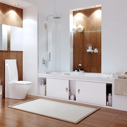 Экран для ванны фронтальный Alavann Купе Still 160 белый 1133