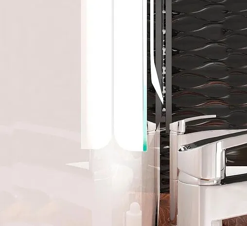 Зеркало с подсветкой Continent Atlantis Led 90x70 ЗЛП1266