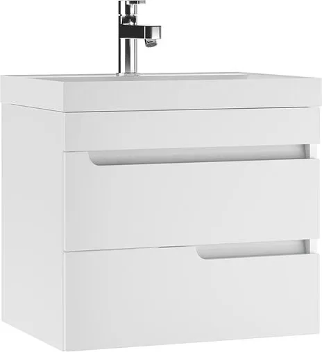 Тумба под умывальник подвесной Айсберг Веста 60 белый DV5914T