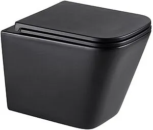 Унитаз подвесной безободковый Lemark Florex Торнадо 3.0 черный матовый 9612002, 1