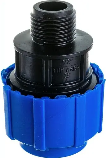 Муфта компрессионная переходная 25мм x ½&quot;н ТПК-Аква 53002512