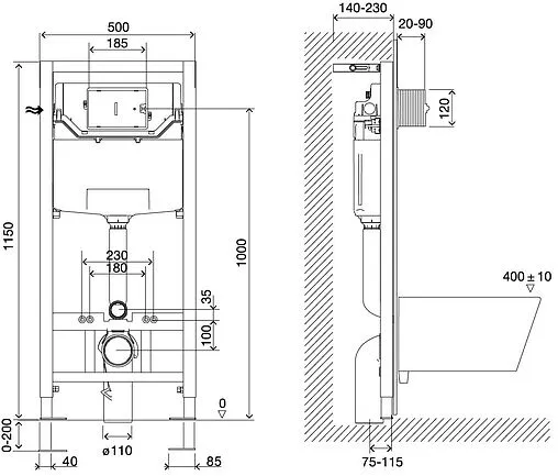 Комплект 5 в 1 Lemark Peneda Expert+Bit+ Glazer White 100121431 с кнопкой Bit 9801005 хром глянцевый