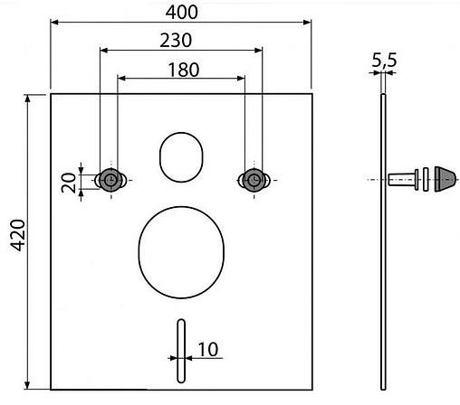 Панель шумоизоляционная AlcaPlast M930CR