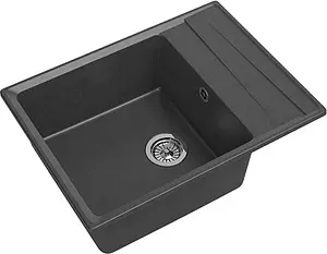 Мойка кухонная GranFest Level LV-660L антрацит Мойка кухонная GranFest Level LV-660L антрацит, 1