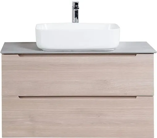 Тумба-умывальник подвесная BelBagno ETNA 80 Rovere Grigio ETNA-800-2C-SO-RG-P+